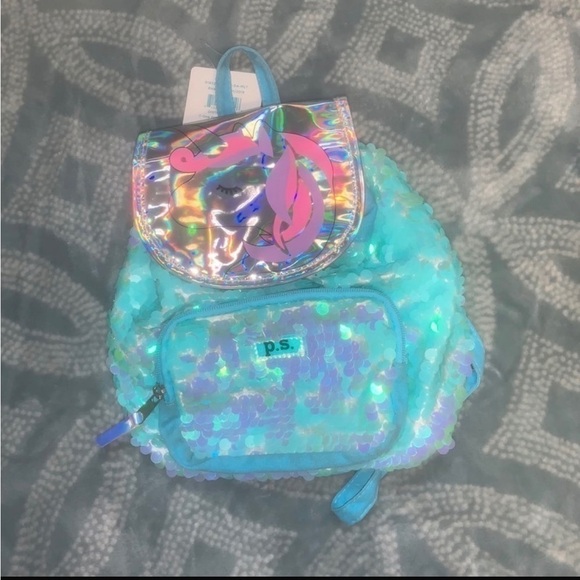 P.S. from Aéropostale kids NWT unicorn mini backpack - Picture 1 of 3